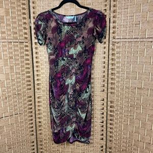 Slim Fabulous Ultimate Slimming Dress Size XS Snake Print
